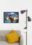 Imagem de Quadro para Quarto Art Deadpool Pikashu 45x33 A3