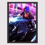 Imagem de Quadro para Quarto Cyber Punk moto 45 x33 A3