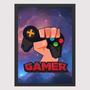 Imagem de Quadro para Quarto Gamer Controle 45 x33 A3