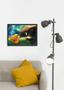 Imagem de Quadro para Quarto Pikachu e Toothless Juntos 45x33 A3