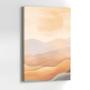 Imagem de Quadro para Sala Quarto Hall Abstrato Paisagem Bege Deserto Sol Parede Decorativo Grande 