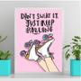 Imagem de Quadro Patins Just Keep Rolling 33x24cm - com vidro