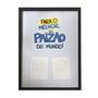 Imagem de Quadro Personalizado Decorativo Dia Dos Pais Modelo Melhor Pai do Mundo Moldura Preta