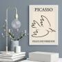 Imagem de Quadro Picasso Pomba - Peace And Freedom 24X18Cm - Com Vidro