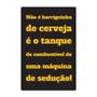 Imagem de Quadro Placa Decorativa - Frases - Barriguinha de Cerveja