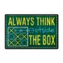 Imagem de Quadro Placa Decorativa - Frases - Outside Box