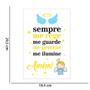 Imagem de Quadro Placa Decorativa Infantil Anjinho 29,5x 19,5 cm -  D'Rossi