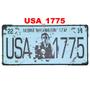 Imagem de Quadro placa decorativa metal george washington eua usa