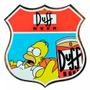 Imagem de Quadro Placa Route Madeira Decorativa The Simpsons Duff Beer