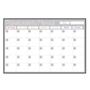 Imagem de Quadro Planner 90x60 cm Semanal Light e Mensal Gray Moldura Madeira Preto