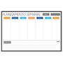 Imagem de Quadro Planner Semanal LIGHT FIT 90X60CM Pacote com 2 Unidades Stalo