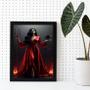 Imagem de Quadro Pomba Gira - Vestido Vermelho 33X24Cm - Com Vidro