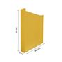 Imagem de Quadro Porta Rolhas de Vinho Champanhe Tampinhas Decorativo - Amarelo Laca