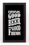 Imagem de Quadro Porta Tampinhas Pequeno - Drink Good Beer 894