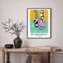 Imagem de Quadro Poster Be Diferent - Be Yourself 24X18Cm