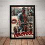 Imagem de Quadro Poster Deadpool Arte Tipo Retro Hq Comic Geek