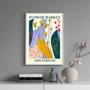 Imagem de Quadro Poster Flower Market - Amsterdam 24x18cm - com vidro