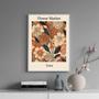 Imagem de Quadro Poster Flower Market - Lima 45X34Cm - Com Vidro