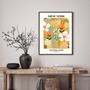 Imagem de Quadro Poster Flower Market - New York 24X18Cm