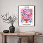 Imagem de Quadro Poster Flower Market - Paris 24X18Cm - Com Vidro