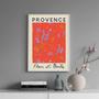 Imagem de Quadro Poster Flower Market - Provence 24X18Cm - Com Vidro