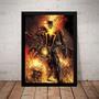 Imagem de Quadro Poster Motoqueiro Fantasma Arte Hq Comic Geek