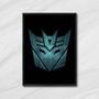 Imagem de Quadro Poster Transformers 45x34cm - com vidro