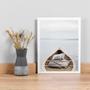 Imagem de Quadro Praia Canoa Relax 24X18Cm - Com Vidro