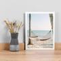 Imagem de Quadro Praia Rede Relax 33X24Cm - Com Vidro