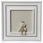 Imagem de Quadro Príncipe Urso Mini Bege Quarto Bebê Infantil Menino