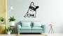 Imagem de Quadro Pug 19x17 Cachorro Decorativo Vazado Casa MDF 3mm