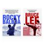 Imagem de Quadro Rocky Balboa e Bruce Lee Motivacional Decorativo Lutadores Para Sala Quarto Escritório - Bimper