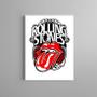 Imagem de Quadro Rolling Stones Arte 24X18Cm - Com Vidro