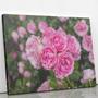 Imagem de Quadro Rosa Flores Planta Natureza Foto Canvas 60X40Cm