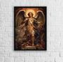 Imagem de Quadro Sacro Arcanjo Miguel 24x18cm - com vidro