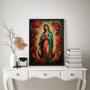 Imagem de Quadro Sacro Nossa Senhora De Guadalupe 24x18cm