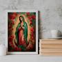 Imagem de Quadro Sacro Nossa Senhora De Guadalupe 24x18cm