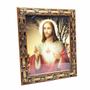 Imagem de Quadro Sagrado Coração de Jesus Com Vidro E Moldura 30 x 25 cm