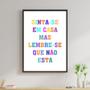 Imagem de Quadro Sinta-se Em Casa - Colorido 45x34cm - com vidro