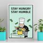 Imagem de Quadro Stay Humble - Sr. Monopoly 24X18Cm - Com Vidro