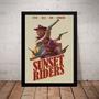 Imagem de Quadro Sunset Riders Arte Game Retro Poster Com Moldura