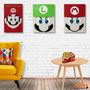 Imagem de Quadro Super Mario Bros Decorativo em MDF Quarto Parede