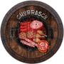 Imagem de Quadro Tampa de Barril Vintage Cerveja Whisky Churrasco