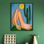 Imagem de Quadro Tarcila Do Amaral - Abaporu 45X34Cm - Com Vidro