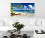 Imagem de Quadro Tela Canvas Decorativo Praia Natureza Ilha 60x85 Hall Recepção Sala Escritório Parede Casa Grande