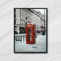 Imagem de Quadro Telefone Londres 24x18cm - com vidro
