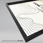 Imagem de Quadro Terra Lua e Sol 133x60 3-60x43 Caixa Preto Moldura Caixa, Preta