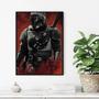 Imagem de Quadro The Mandalorian Star Wars 24x18cm - com vidro