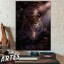 Imagem de Quadro Tigre Dark -- BR ARTES