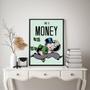 Imagem de Quadro Time Is Money - Sr. Monopoly 45X34Cm